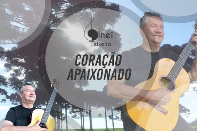 Gaúcho Olnei Teixeira celebra o coração apaixonado com sanfona e xote